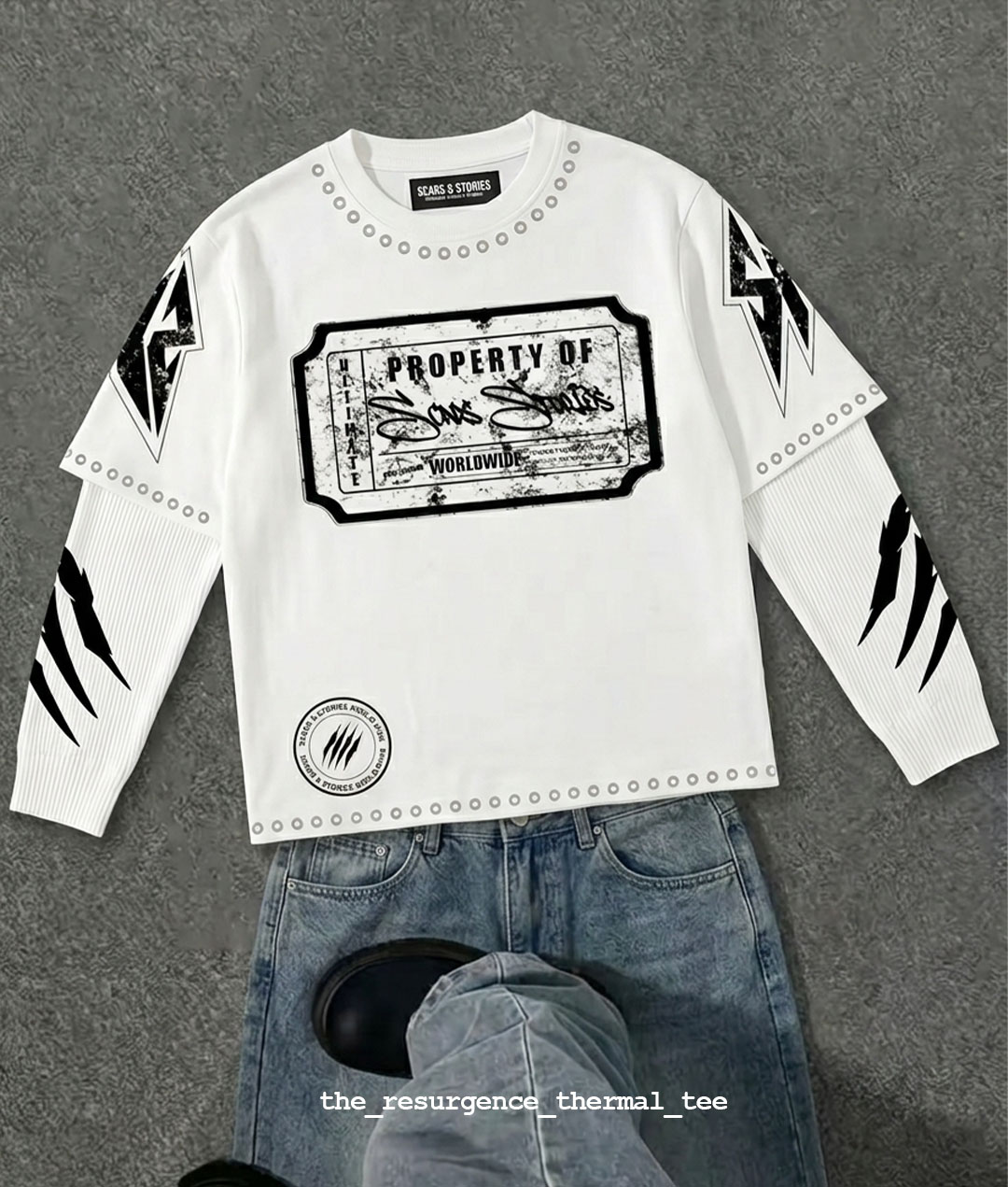 Scars & Stories Thermal Tee Shirt